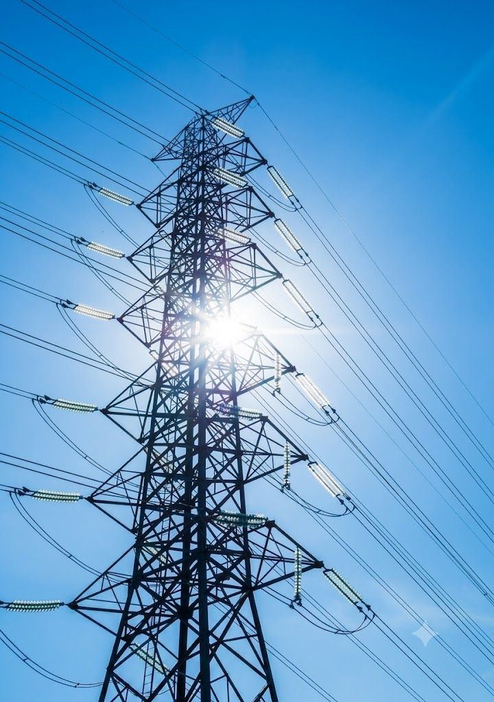 Overhead lines and power distribution project